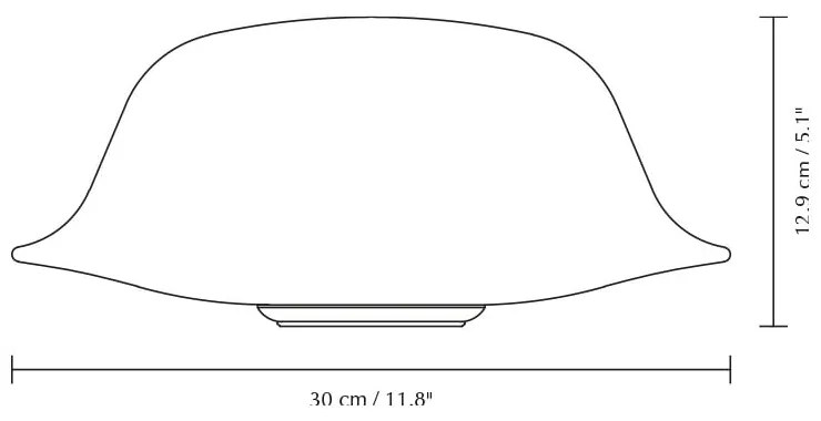 Biele tienidlo ø 30 cm Butler – UMAGE