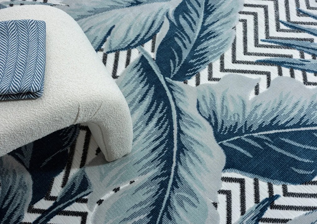 Kusový koberec Brooke weiß – na von aj na doma, 100x160, viacfarebná, chodba / predsieň, My Flair