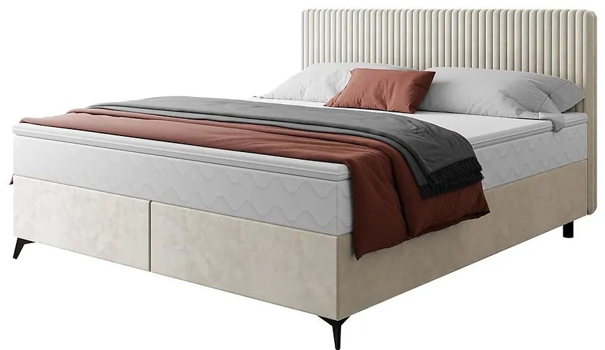 Posteľ Wave s topperom 160x200 Manila 01/Tilia 03