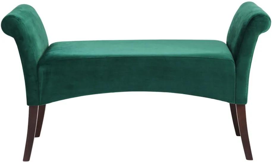 Zelená čalúnená lavica Kare Design Motley