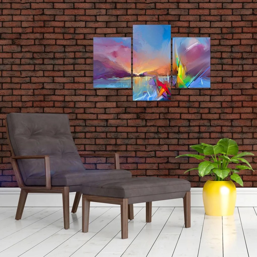 Obraz - Západ slnka (90x60 cm)