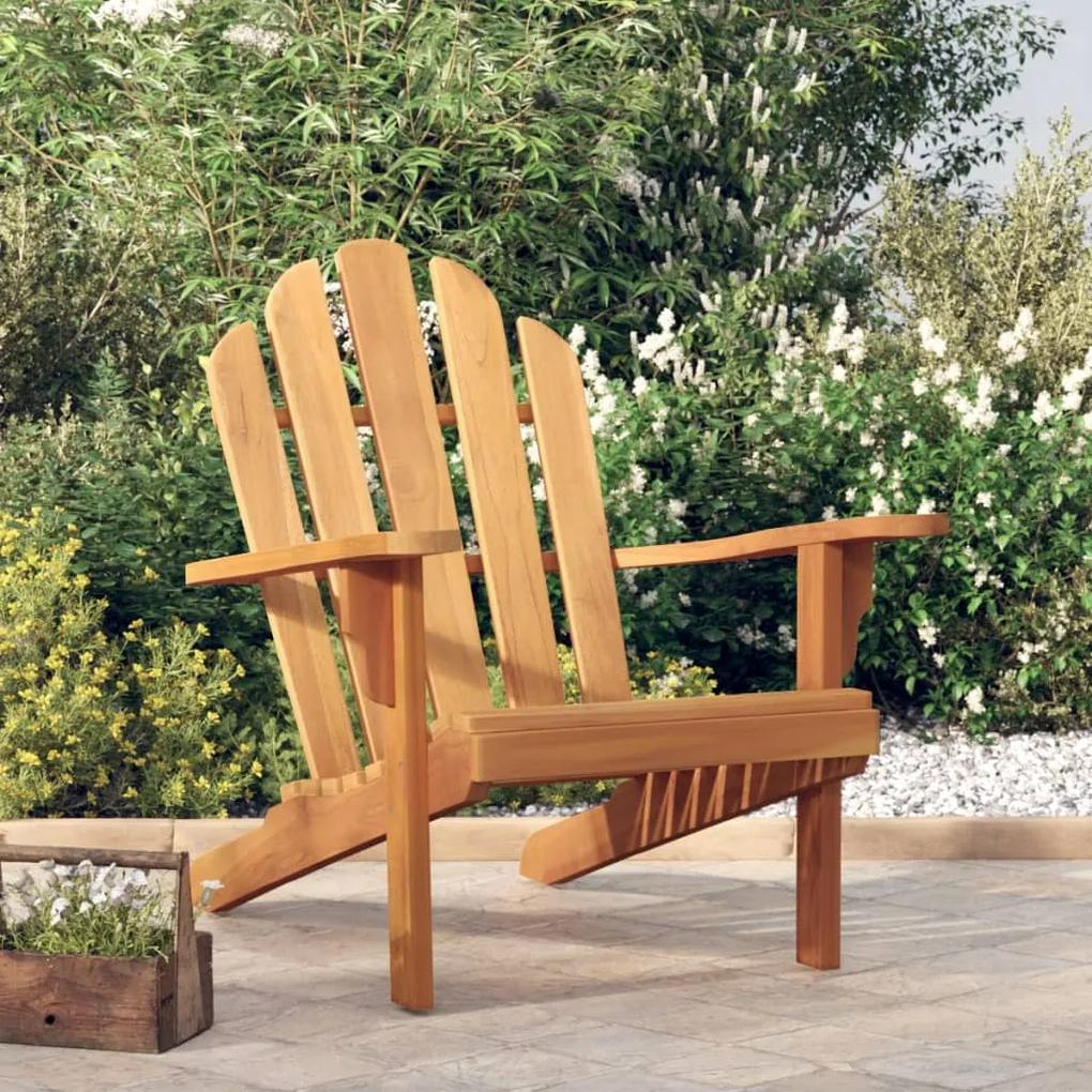 Záhradná stolička Adirondack 79x95x92 cm masívne teakové drevo 362698