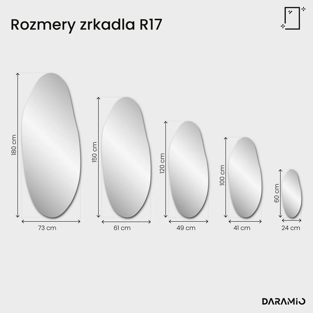 Zrkadlo Pure R17