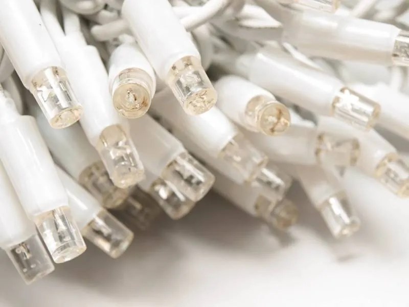 DECOLED LED světelná záclona - 1x1,5m, ledově bílá, 150 diod