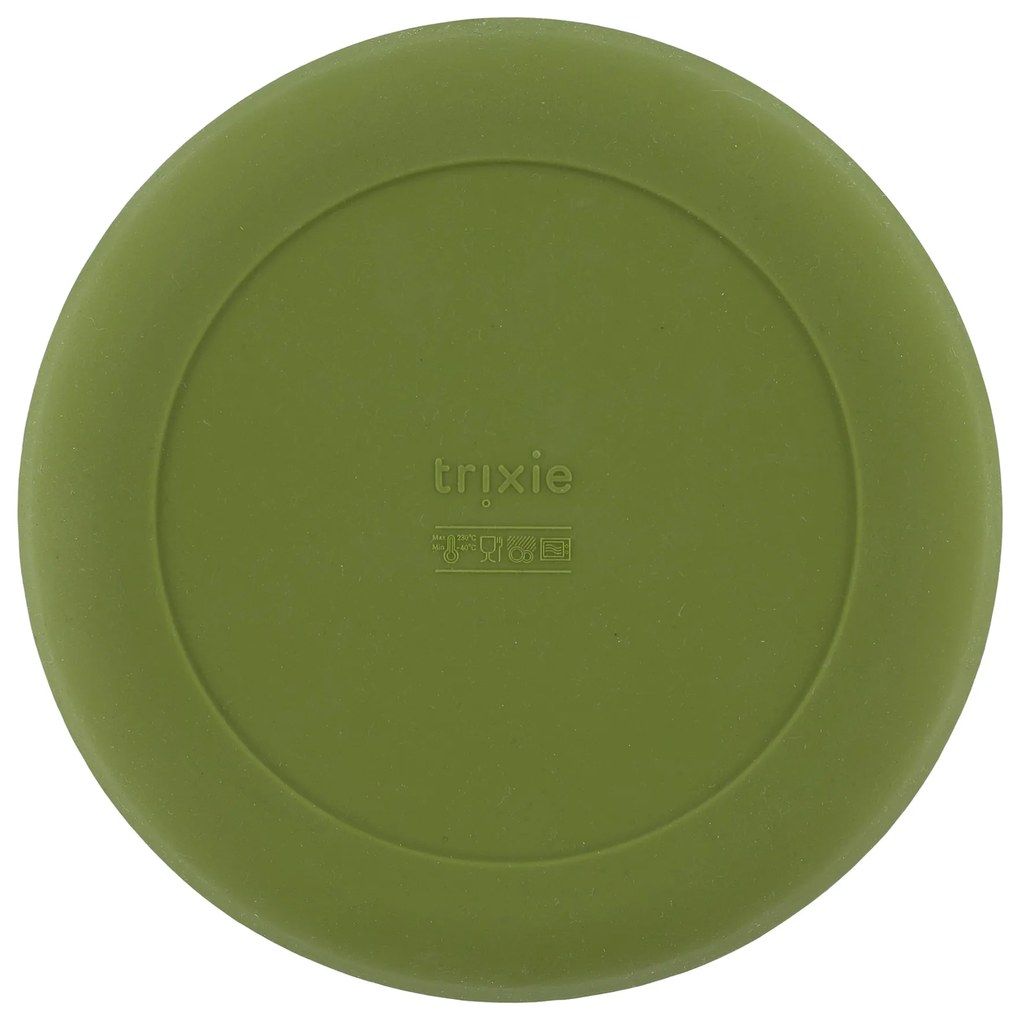 Detský silikónový tanier Mr. Dino