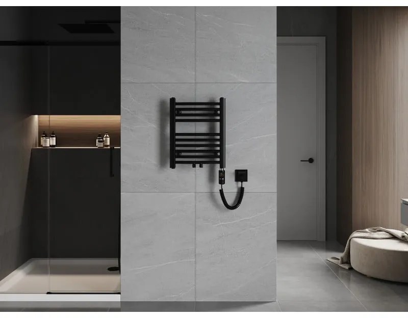 Mexen Ares, elektrické vykurovacie teleso 500 x 400 mm, 300 W, čierna, W102-0500-400-2300-70