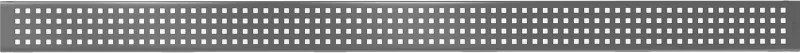 Mexen Flat M08 krytka žľabu 80 cm, brúsený grafit, 1E25080
