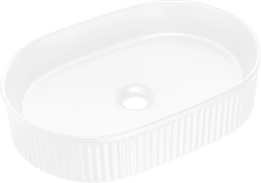 Comad Keramické umývadlo na dosku BEYOND 5 WHITE, biela