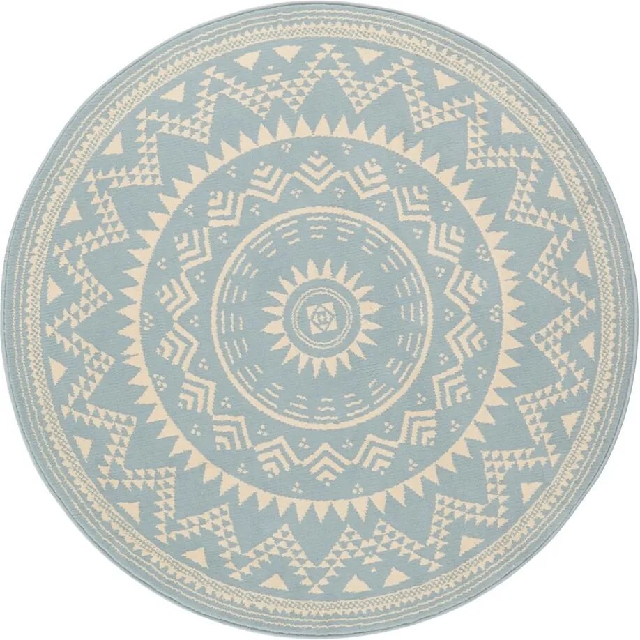 Hanse Home Collection koberce Kusový koberec Celebration 103446 Valencia Heavenblue - 200x200 (průměr) kruh cm