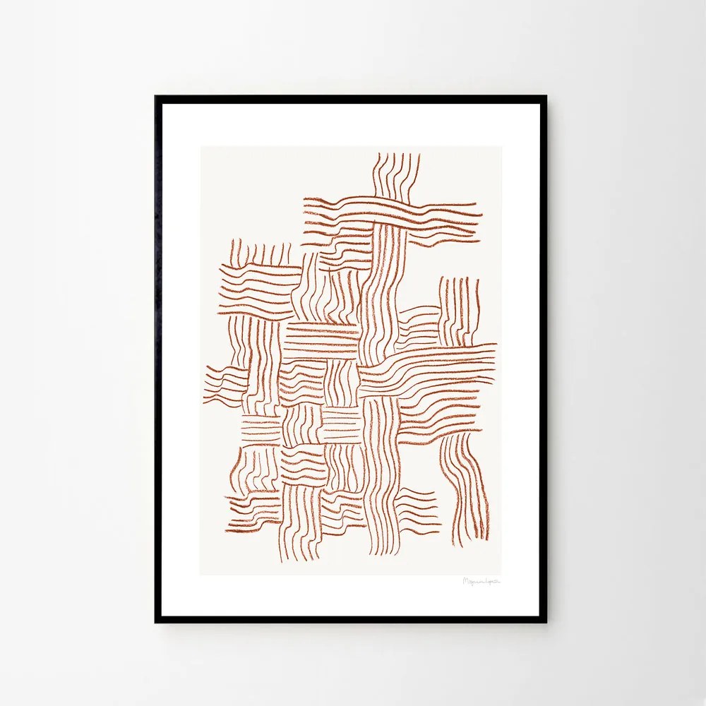 The Poster Club Plagát Woven by Berit Mogensen Lopez 30x40 cm