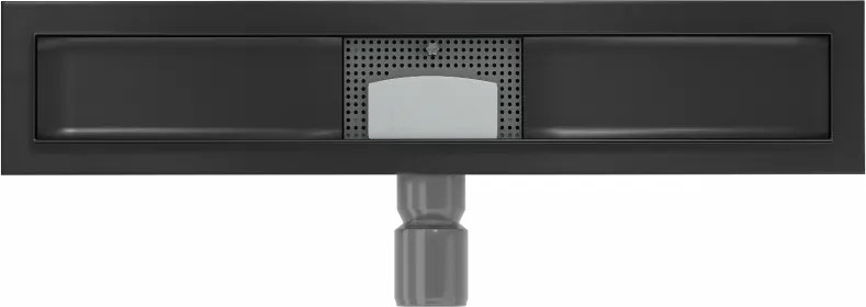 Mexen Flat nerezový sprchový žľab 60 cm - telo žľabu bez krytu, čierna, 1715060