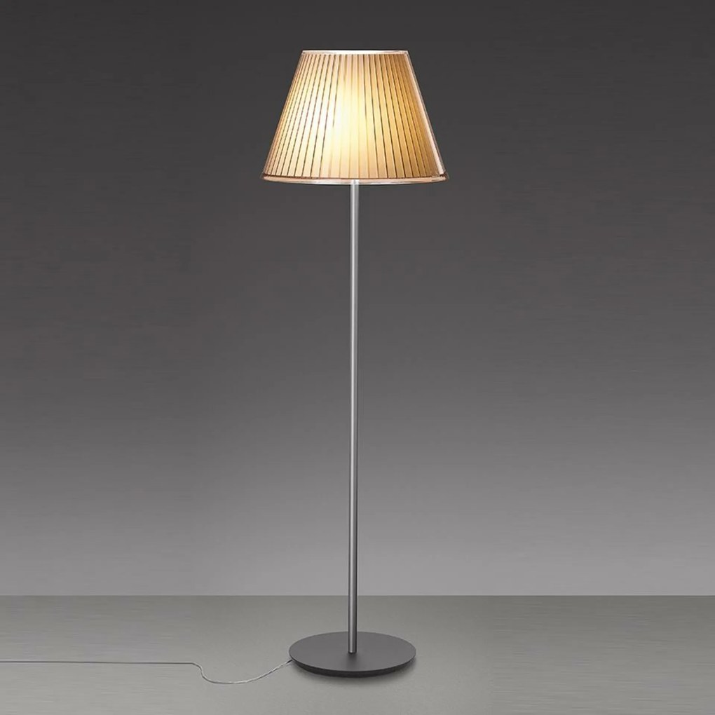 Artemide Choose stojacia lampa pergamen/chróm, výška 178 cm, E27, IP20