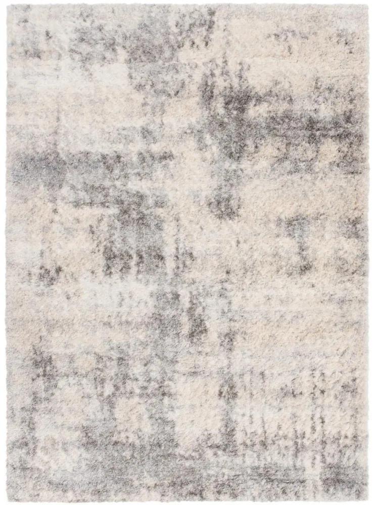 Kusový koberec shaggy Umut krémovo sivý 80x150cm