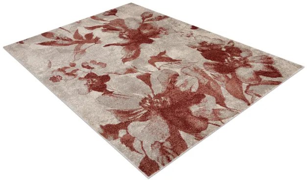 Koberec FUSION 8259 krémový / bordový