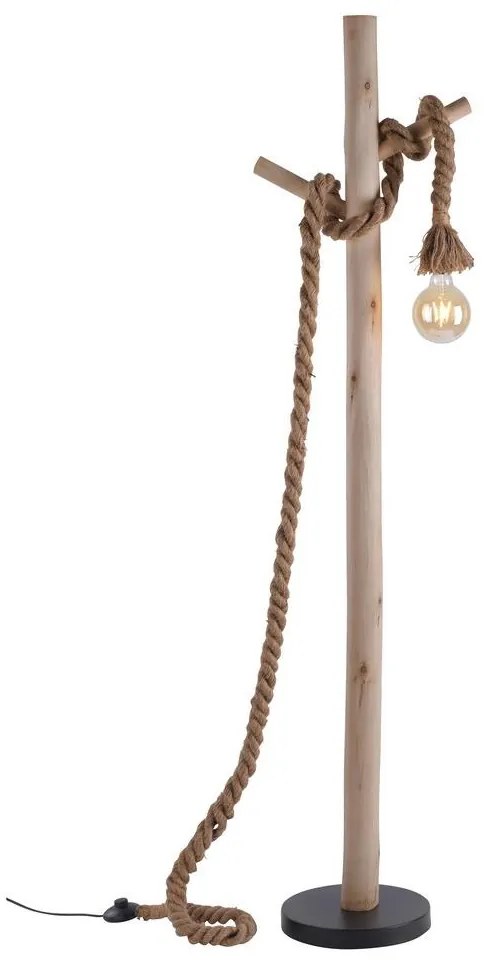 Leuchten Direkt 15484-18 - Stojacia lampa ROPE 1xE27/15W/230V