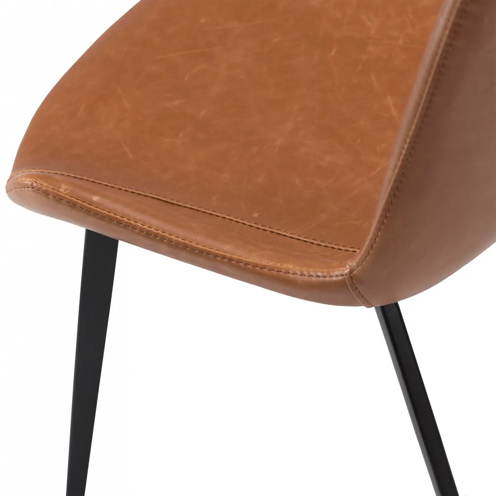 HYPE ČALÚNENÁ STOLIČKA brown/black