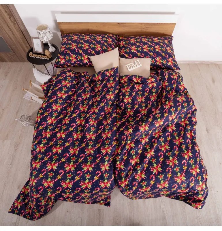 Vianočné obliečky bavlnené Candyland EMI