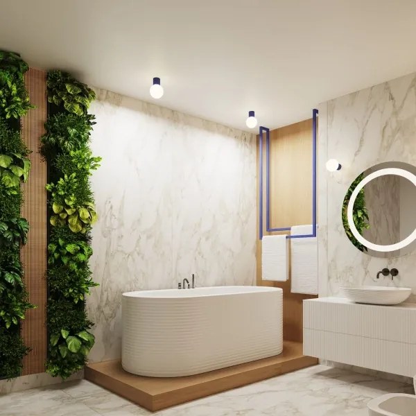 Sollux SL.1738 - Kúpeľňové stropné svietidlo HALO 1xG9/8W/230V IP44 modrá