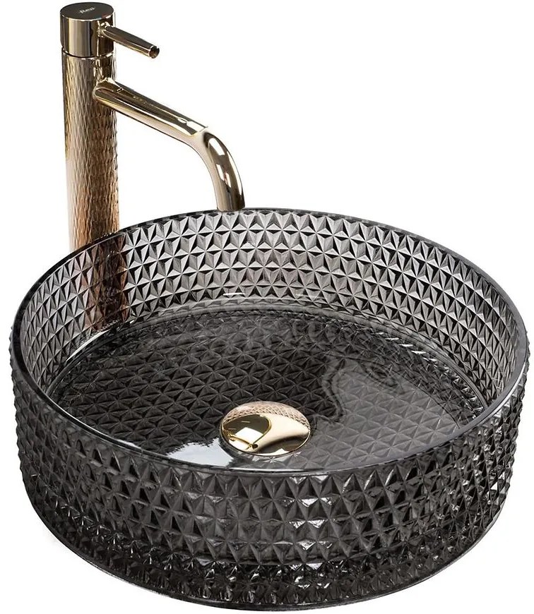 Umývadlo na dosku Cristal Black