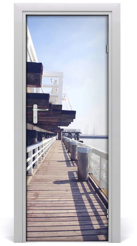 Fototapeta samolepiace na dvere mólo Sopot 75x205cm