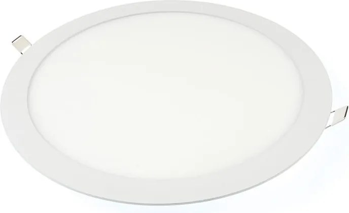 BERGE LED panel kruhový - 300x300x17mm vstavaný - 24W - 230V - 1900Lm - teplá biela