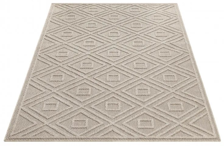 Ayyildiz, Kusový koberec Patara 4956 Beige – na von aj na doma, 120x170, béžová, chodba / predsieň