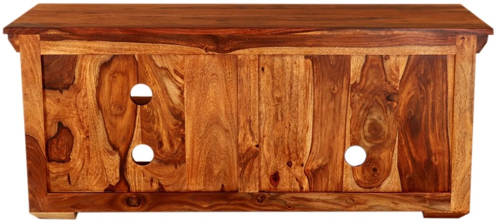 furniture-nabytek.cz - Rustikálny stolík pod tv z masívneho dreva palisander 120x45x50