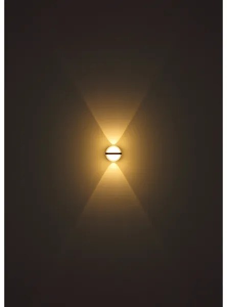 Globo 34157 - LED Vonkajšie nástenné svietidlo ILLI LED/12W/230V IP54 čierna