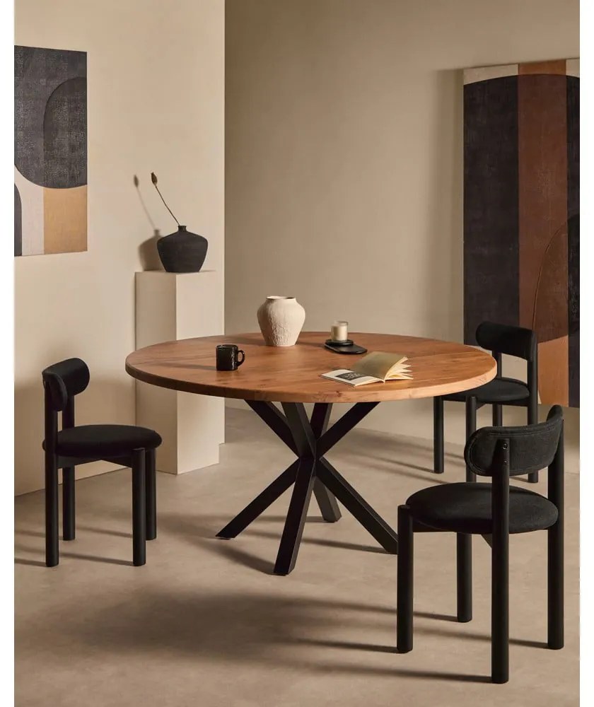 Jedálenský stôl s doskou z akácie ø 150 cm Argo – Kave Home