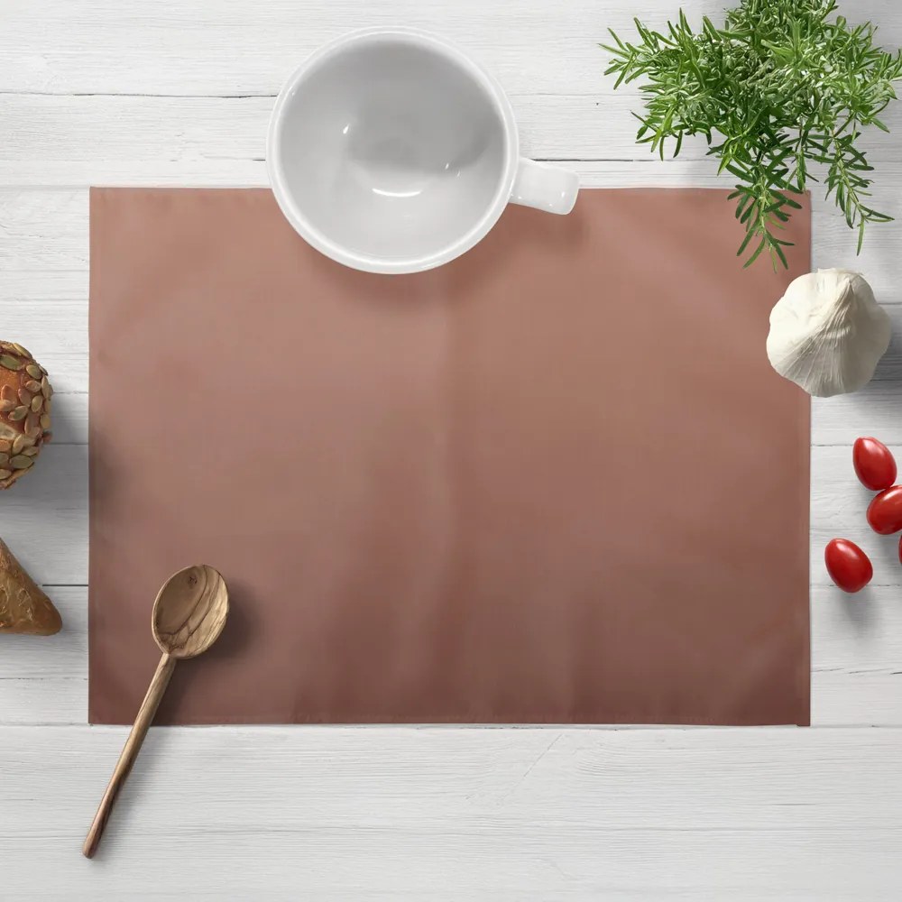 Biante Saténové prestieranie na stôl polyesterový Satén LUX-L048 Bronzovo hnedé 30x40 cm