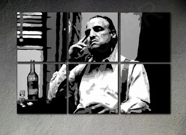 Ručne maľovaný POP Art obraz Marlon Brando | rôzne rozmery