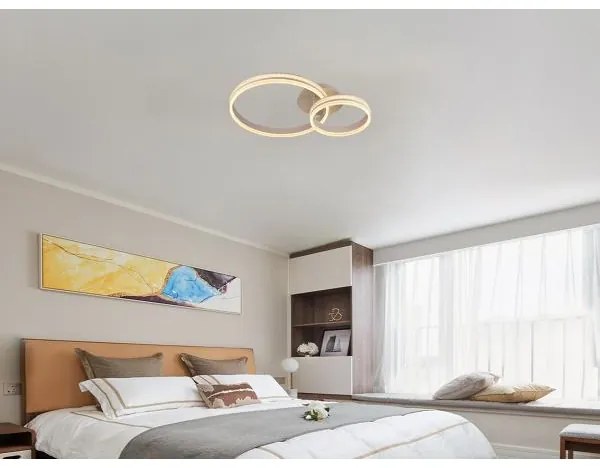 LED Stmievateľný prisadený luster LED/110W/230V 3000-6500K + diaľkové ovládanie