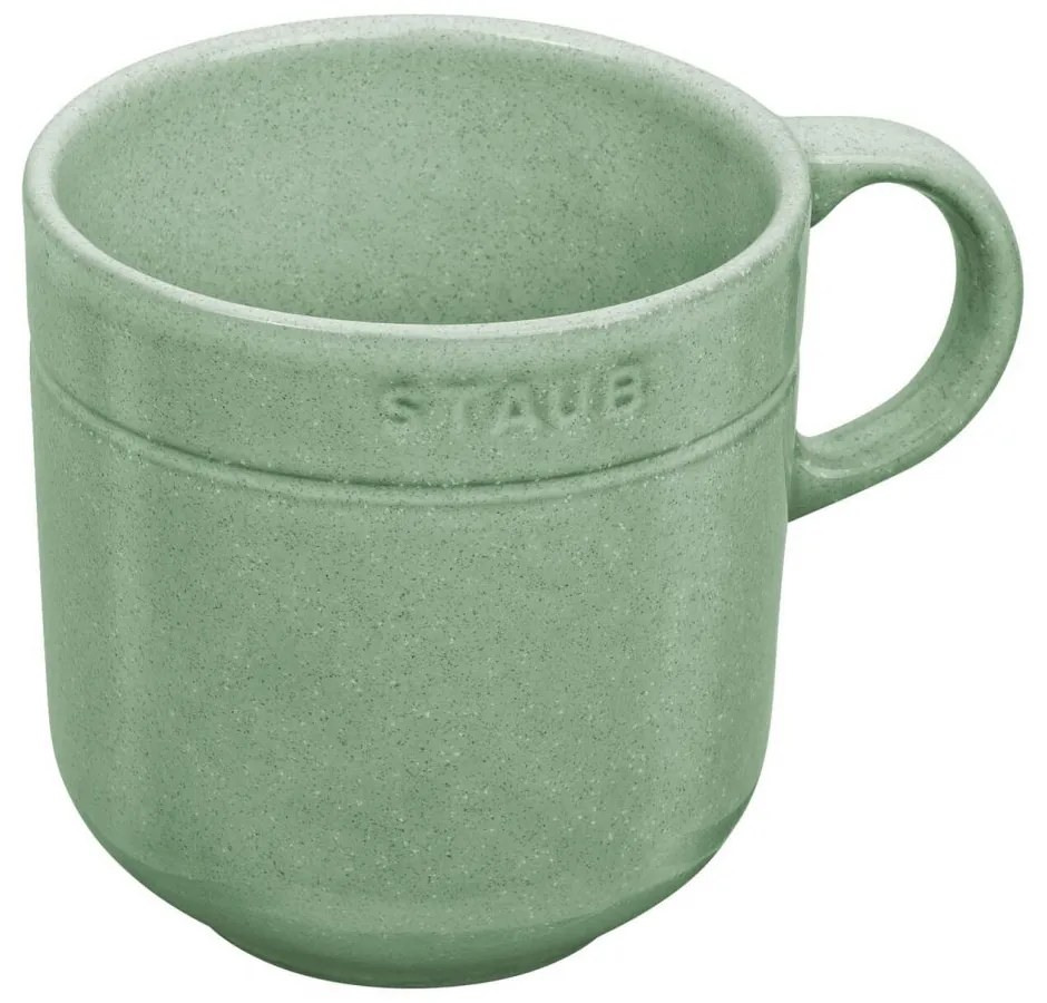 Keramický hrnček Staub 12 cm/0,35 l, šalviovo zelený, 40508-186
