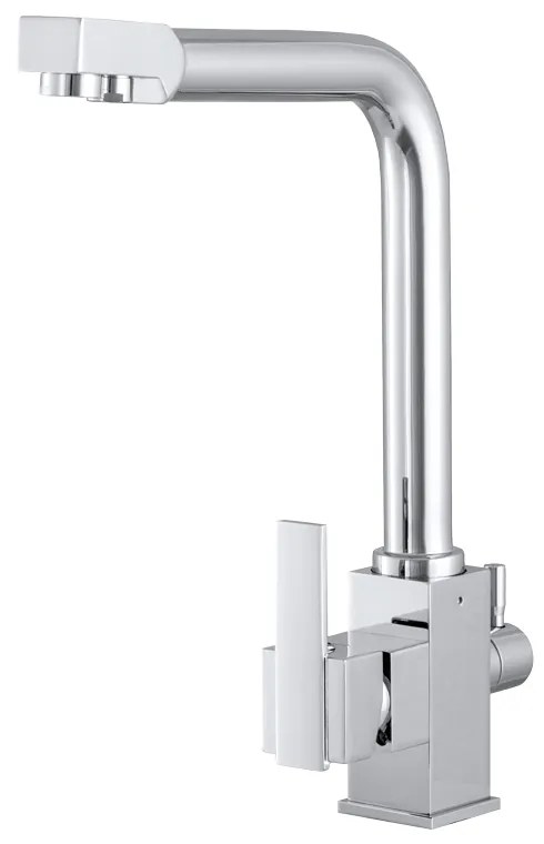 Gamma Nook, vysoká drezová batéria s pripojením na filter vody, chrómová, GMA-BNKF-CH