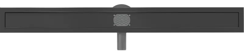 Mexen Flat 360, telo žľabu s rotačným sifónom 80 cm, čierna matná, 1740080