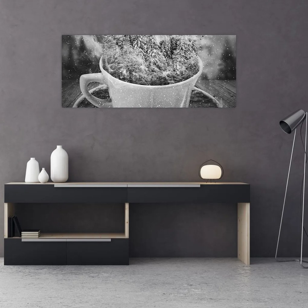 Obraz - Šálka prírody (120x50 cm)