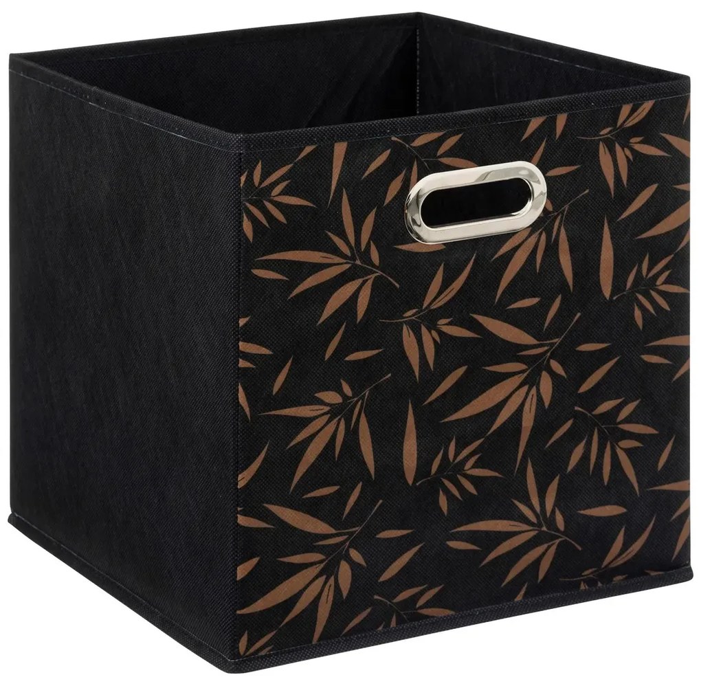 Úložný box Harmony, 31x31x31 cm, čierna