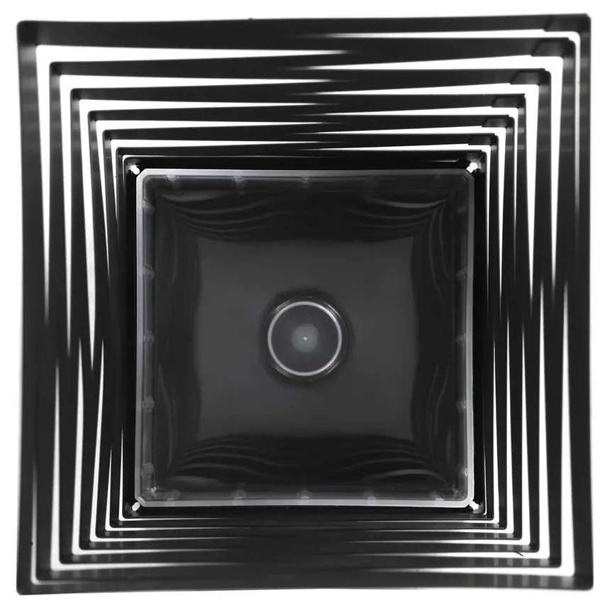 Kovový stojan na dáždniky Loft Black, 49x15,5 cm