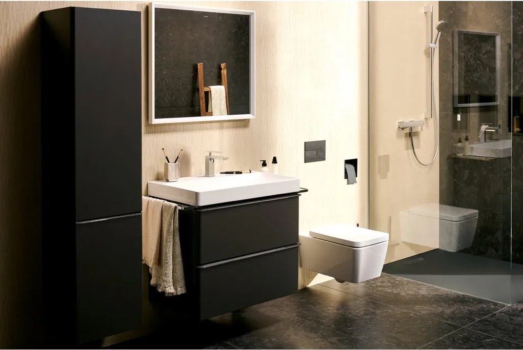 Hansgrohe Tecturis E, páková umývadlová batéria 110 CoolStart EcoSmart+ s odtokovou garnitúrou, chrómová, HAN-73014000