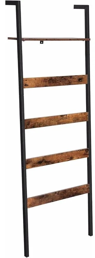 Rebrík Rustic hnedá/čierna 60x176