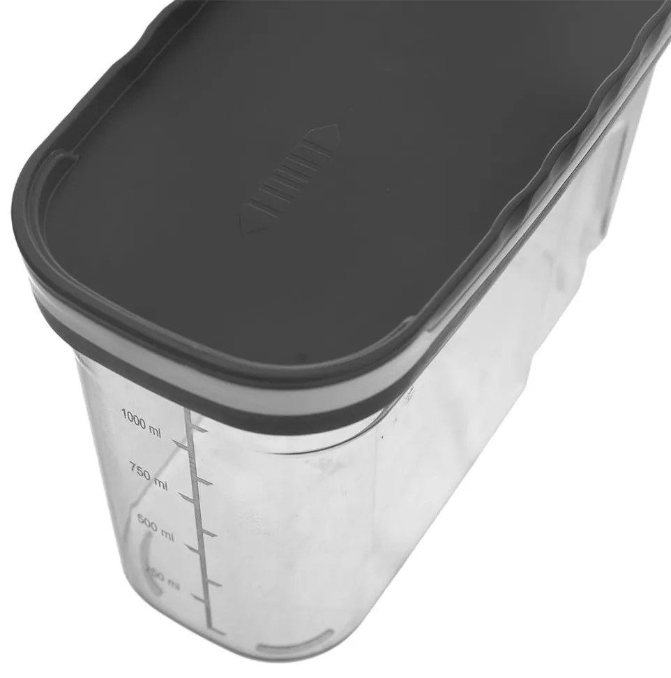 Orion Dóza na potraviny s dávkovacím viečkom, FOLY 1,2 l antracit