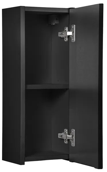 Horná kúpeľňová skrinka Nova Black D 83-20-1D čierna