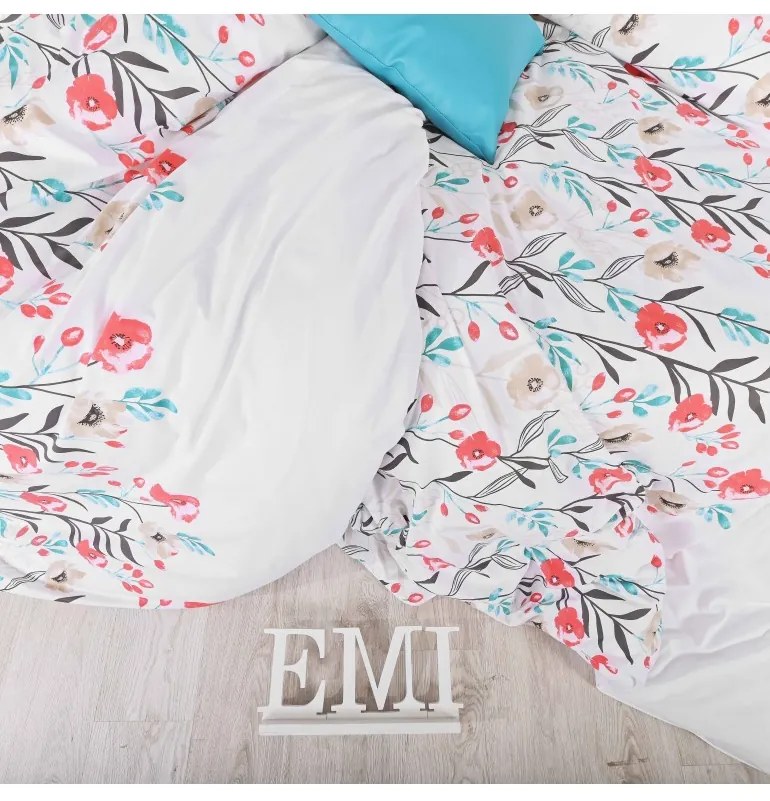 Obliečky bavlnené Nice EMI, Predĺžený set jednolôžko obsahuje 1x 140x220 + 1x 70x90