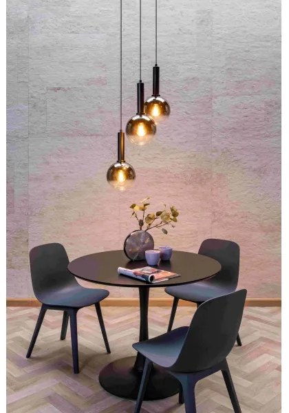 Lucide 45402/13/30 - Luster na lanku MARIUS 3xE27/40W/230V čierna