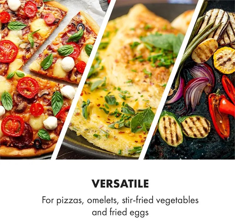 AeroVital Cube Chef, tanier na pizzu, vysoký nástavec na grilovanie, príslušenstvo, nehrdzavejúca oceľ