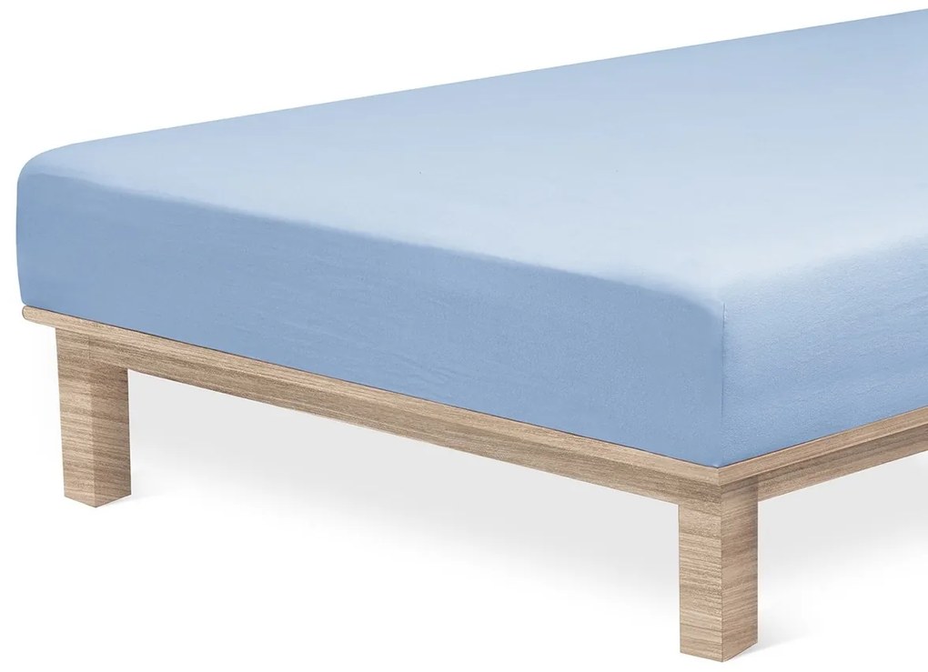 4Home jersey prestieradlo Luxury modrá, 90 x 200 cm