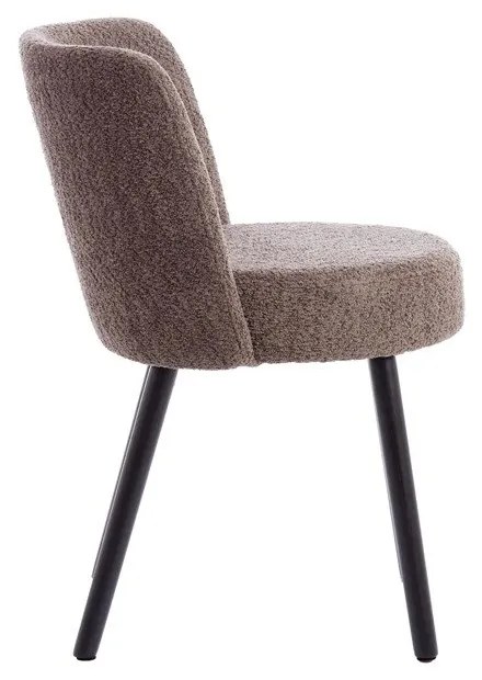 Hnedá jedálenská stolička Eckley – Light &amp; Living