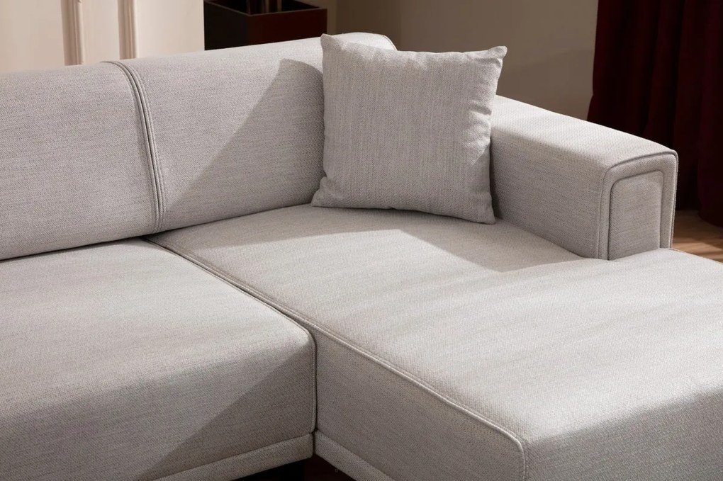 Rohová sedacia súprava Horizon 250 cm ecru pravá