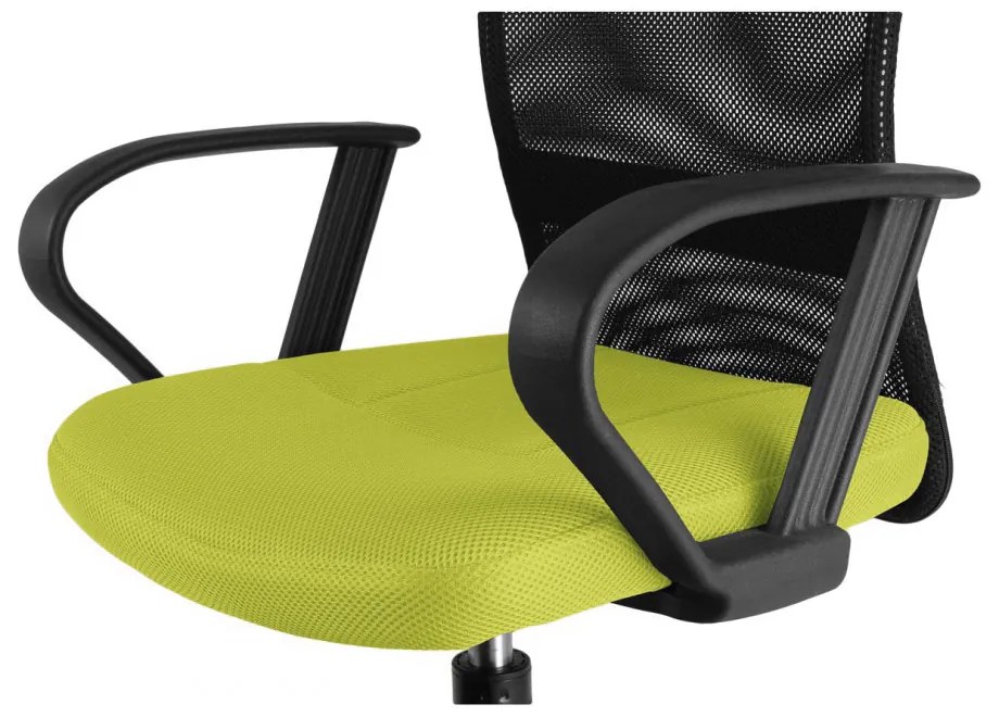 Detská stolička Neoseat MONKEY s podnožou — látka, čierna / svetlo zelená