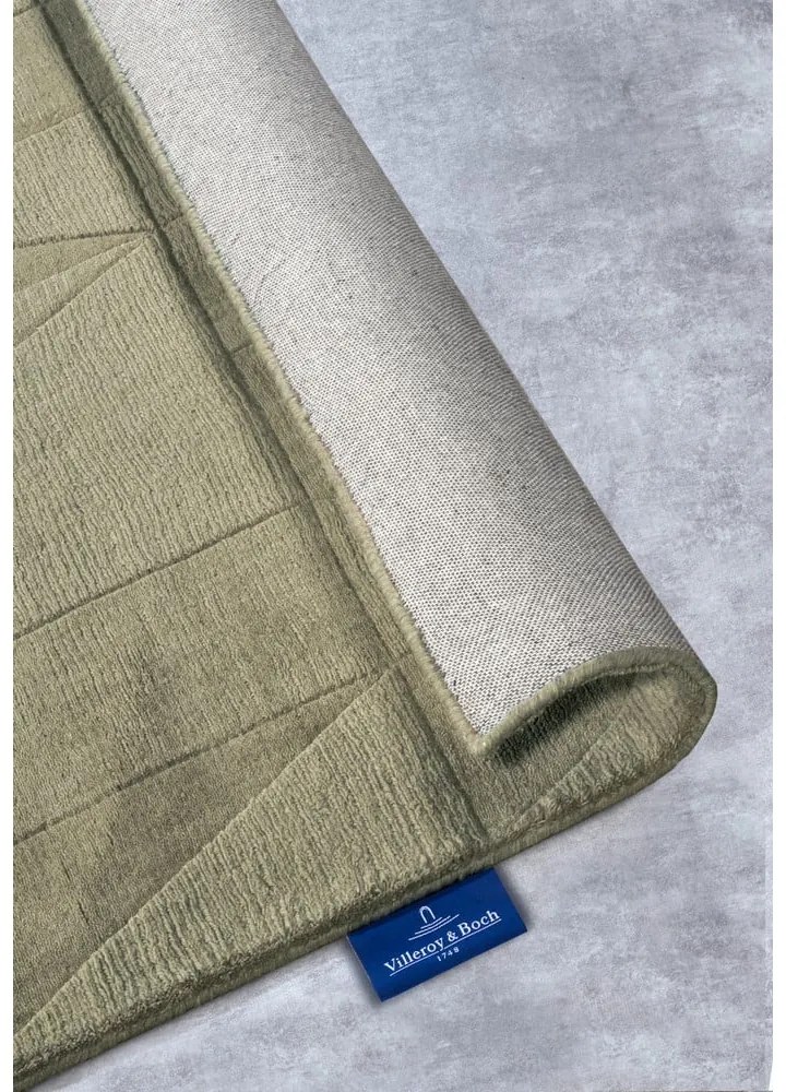 Zelený ručne tkaný vlnený behúň 80x250 cm Ursule – Villeroy&amp;Boch